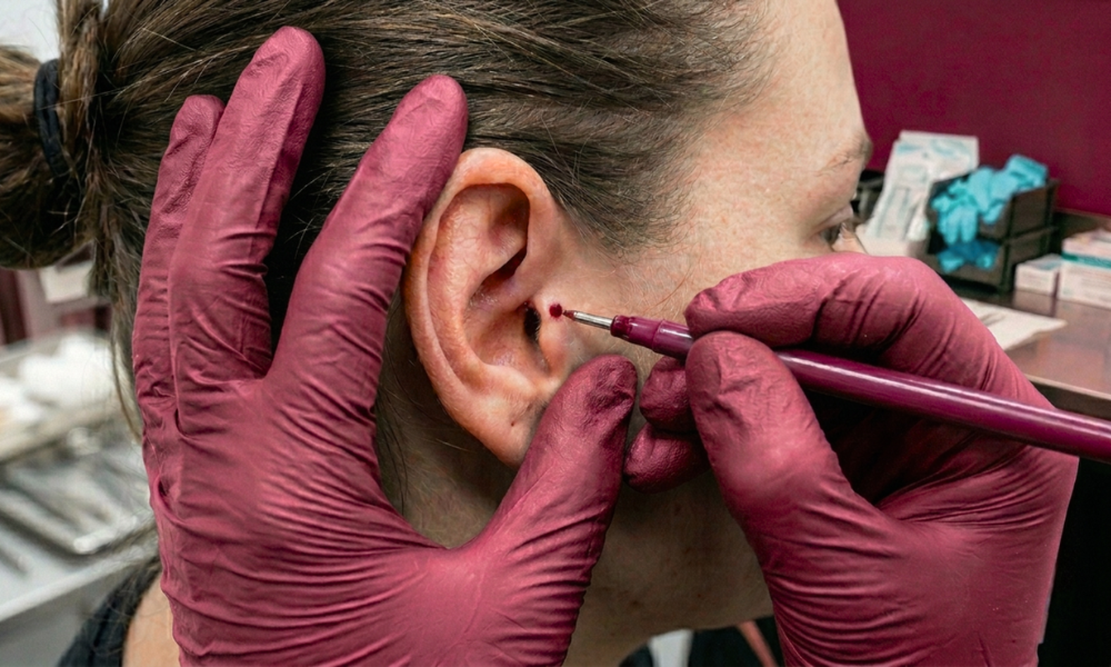 Precise skin marking
