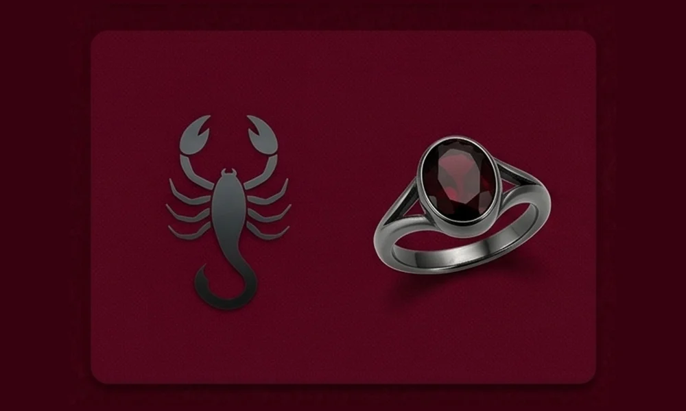 Scorpio (October 23 to November 21): Dark Stones and Edge for the Intense One