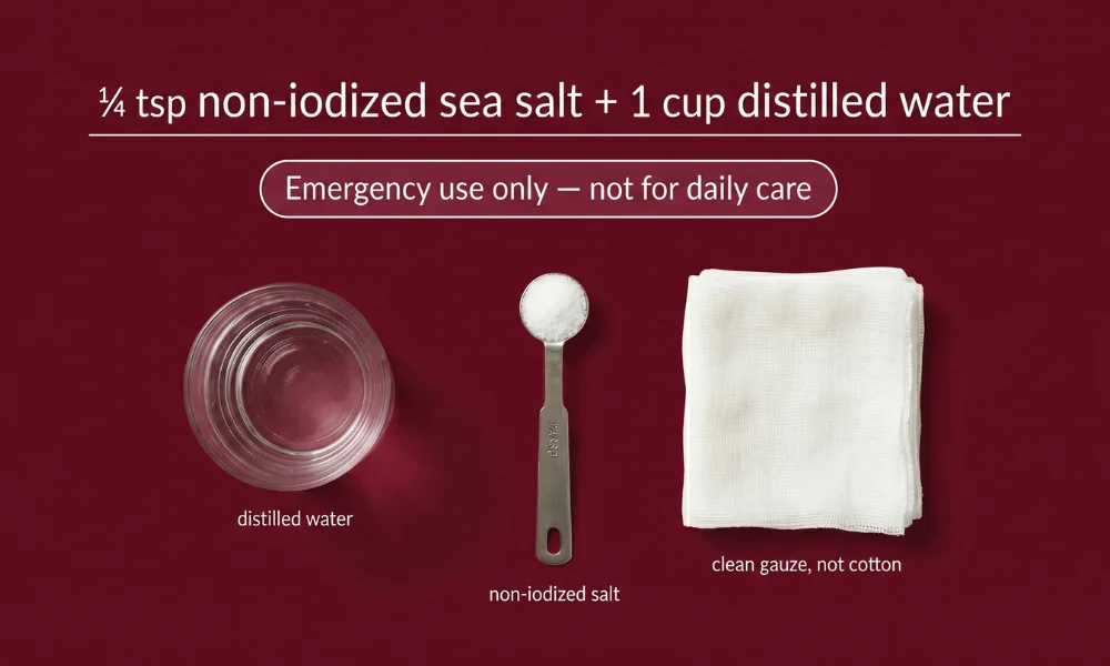 How to Make a Homemade Saline Solution for Daith Piercing Safely