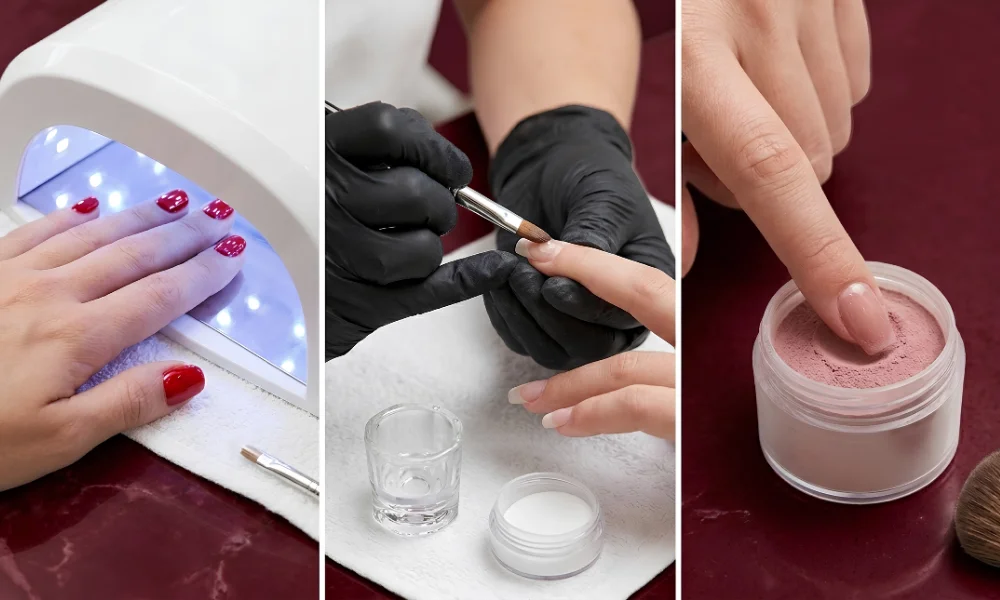 What Is the Difference Gel vs Acrylic vs Dip Powder Nails?