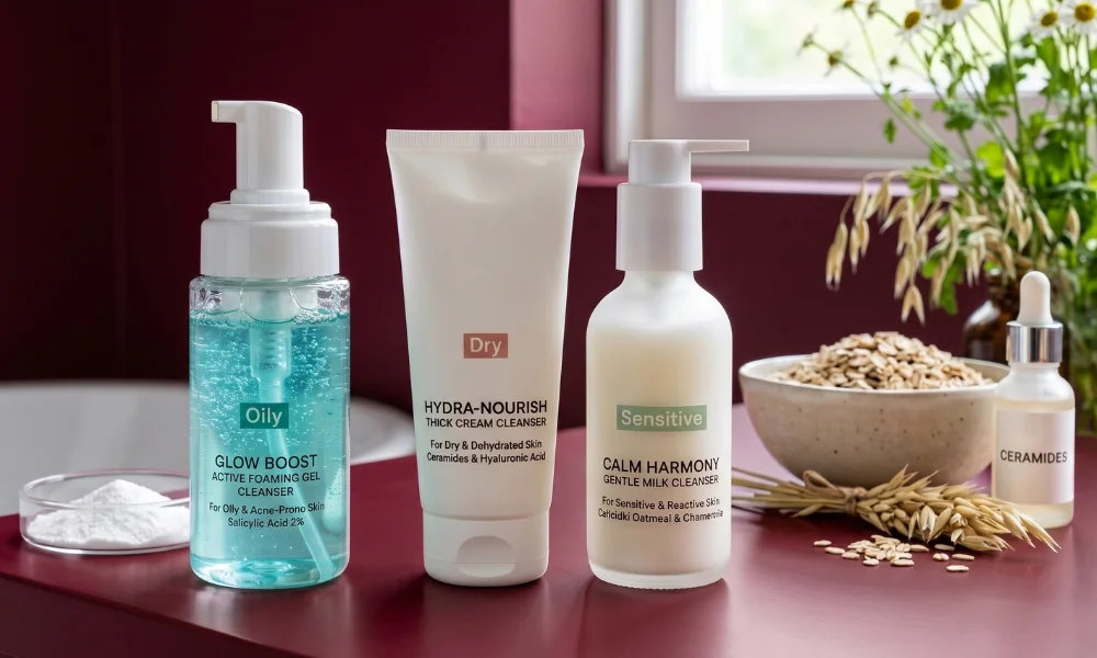 Best Facial Cleansers by Skin Type Using Ingredient-Based Recommendations
