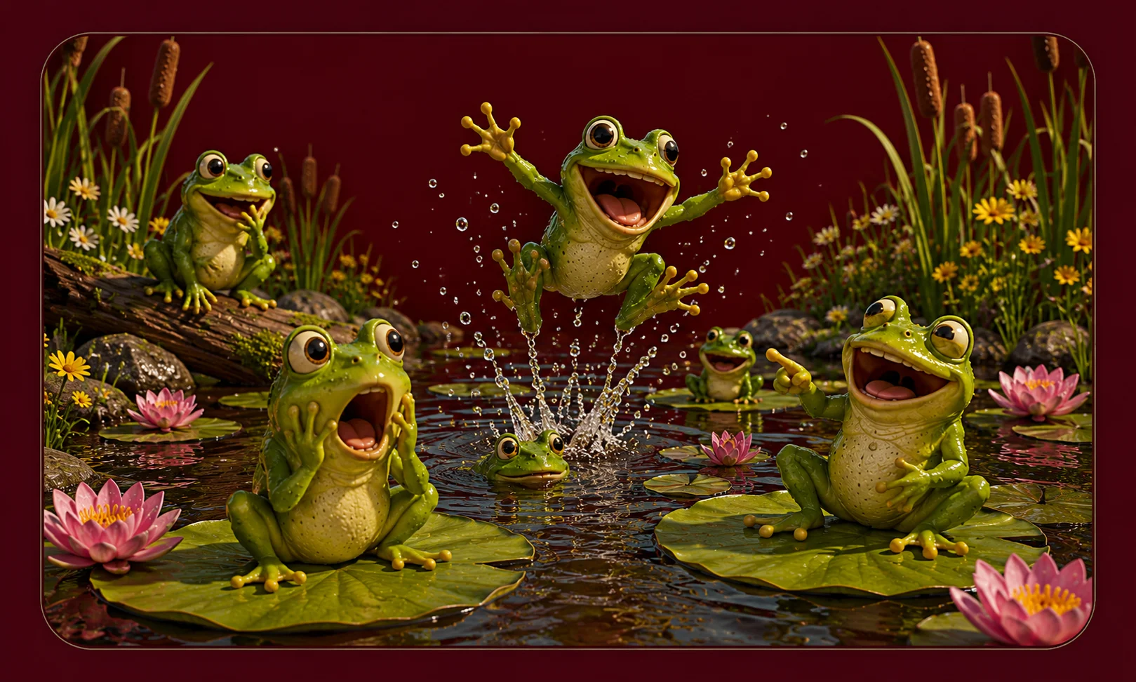 Funny Frog Puns