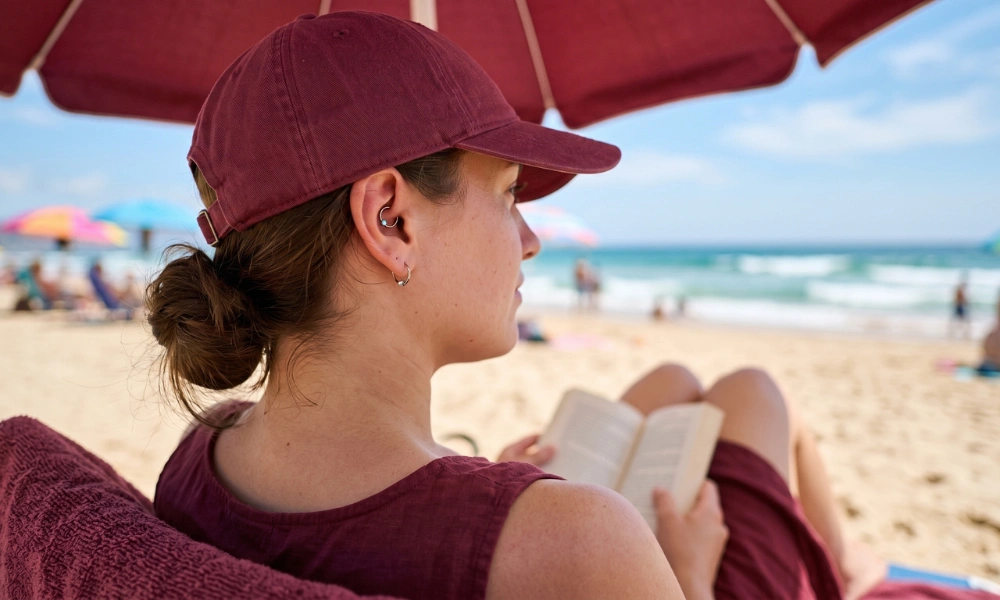 Beach Vacation With a New Piercing
