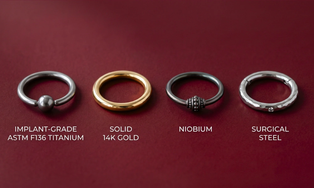 Best Materials for Daith Piercing Jewelry
