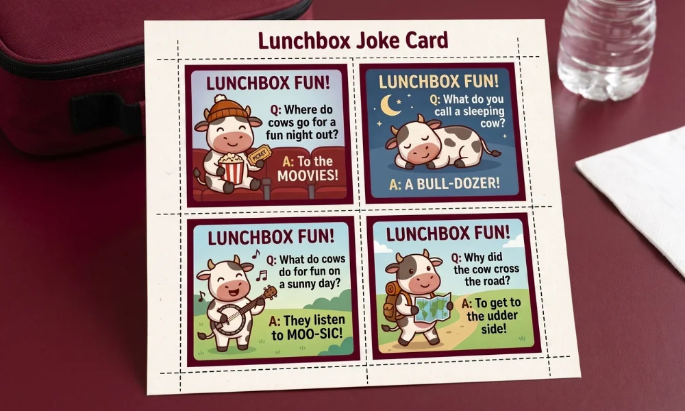Clean, Kid Friendly Cow Puns and Jokes