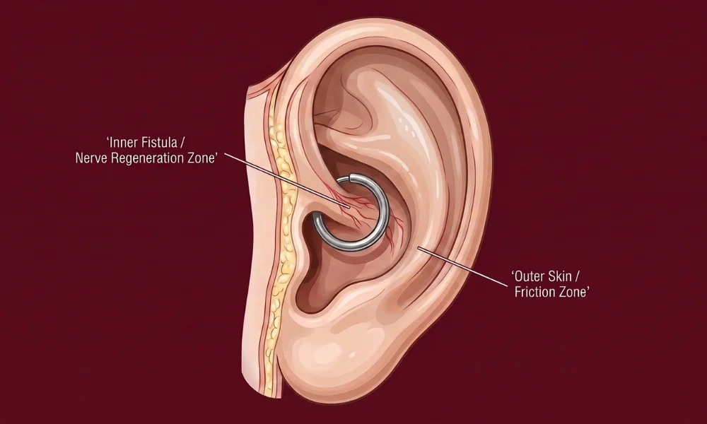 Daith Piercing Itchy Inside vs Outside: What It Means