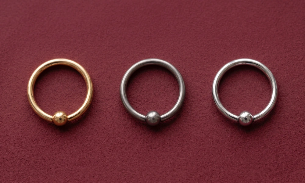 Gold Daith Piercing Jewelry vs Other Materials