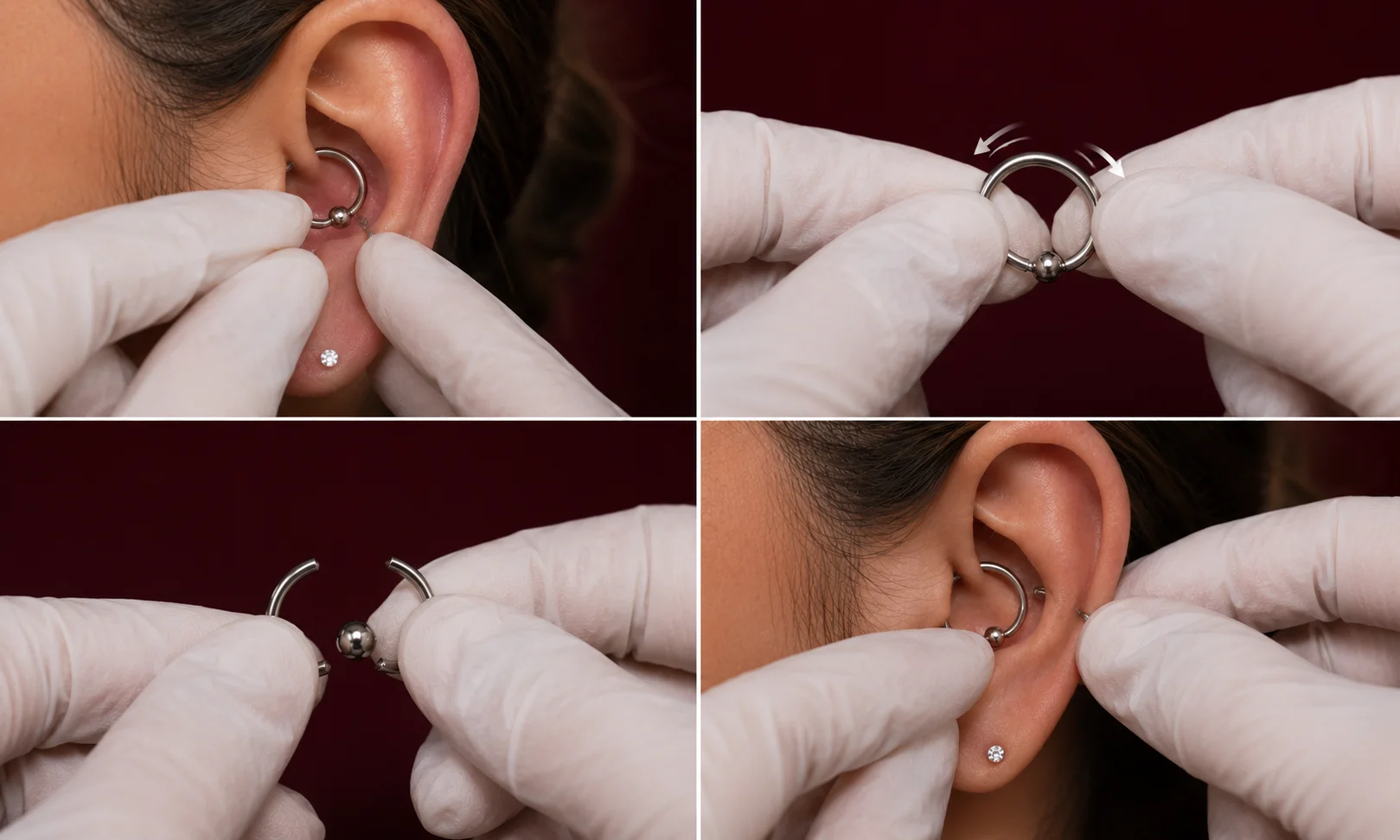 How to Open a Captive Bead Ring