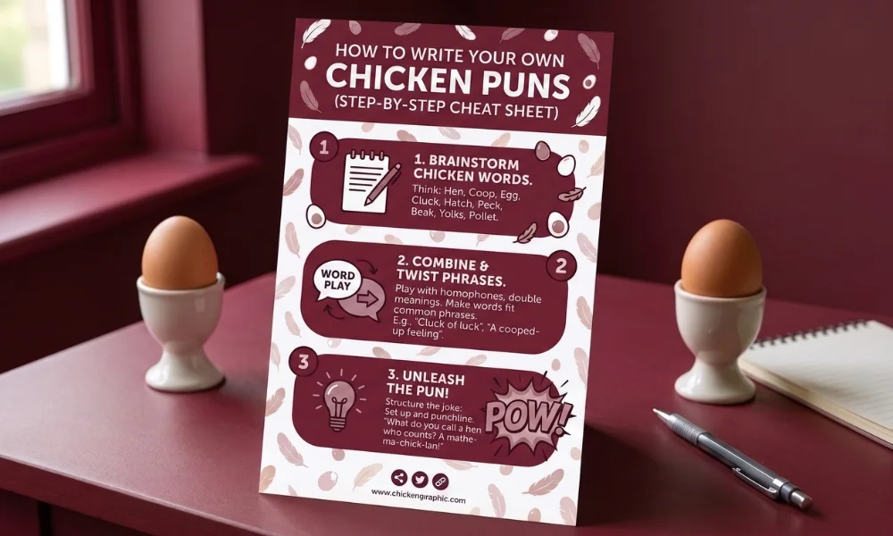 How to Write Your Own Chicken Puns in 3 Steps
