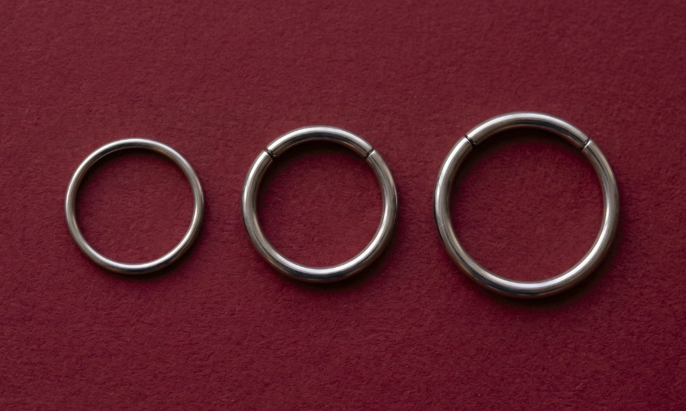 Standard Daith Piercing Hoop Sizes