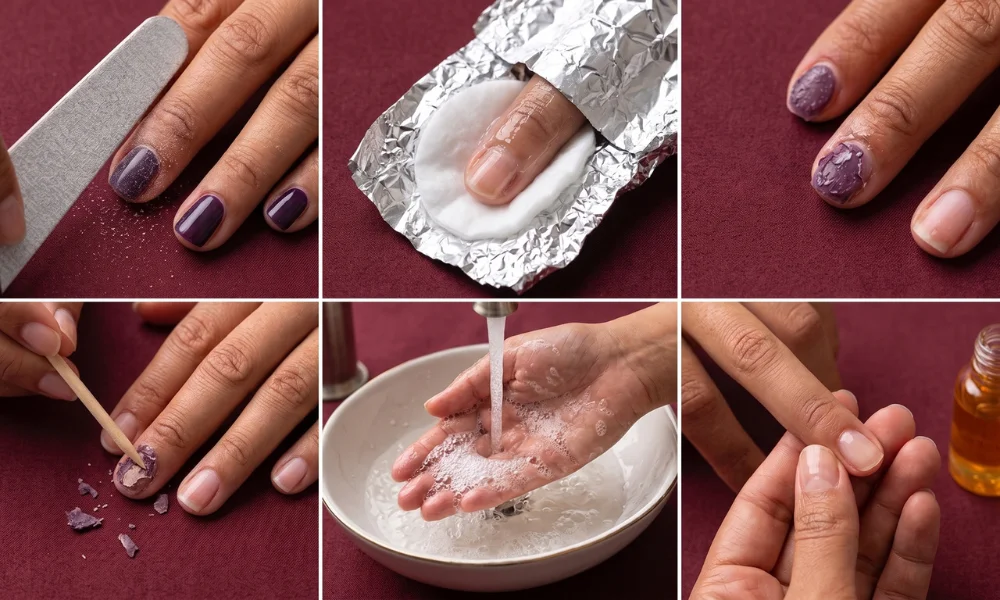 How to Remove Gel Nails at Home Step by Step Without Damaging Your Nails