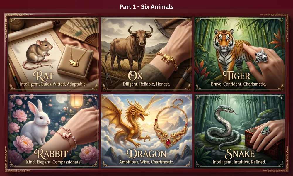 The 12 Chinese Zodiac Animals: Personality Traits and the Best Jewelry for Every Sign