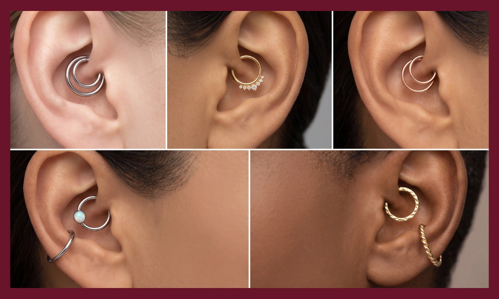 Best Double Daith Piercing Jewelry Combinations