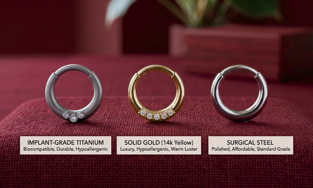 Best Materials for Daith Clicker Rings
