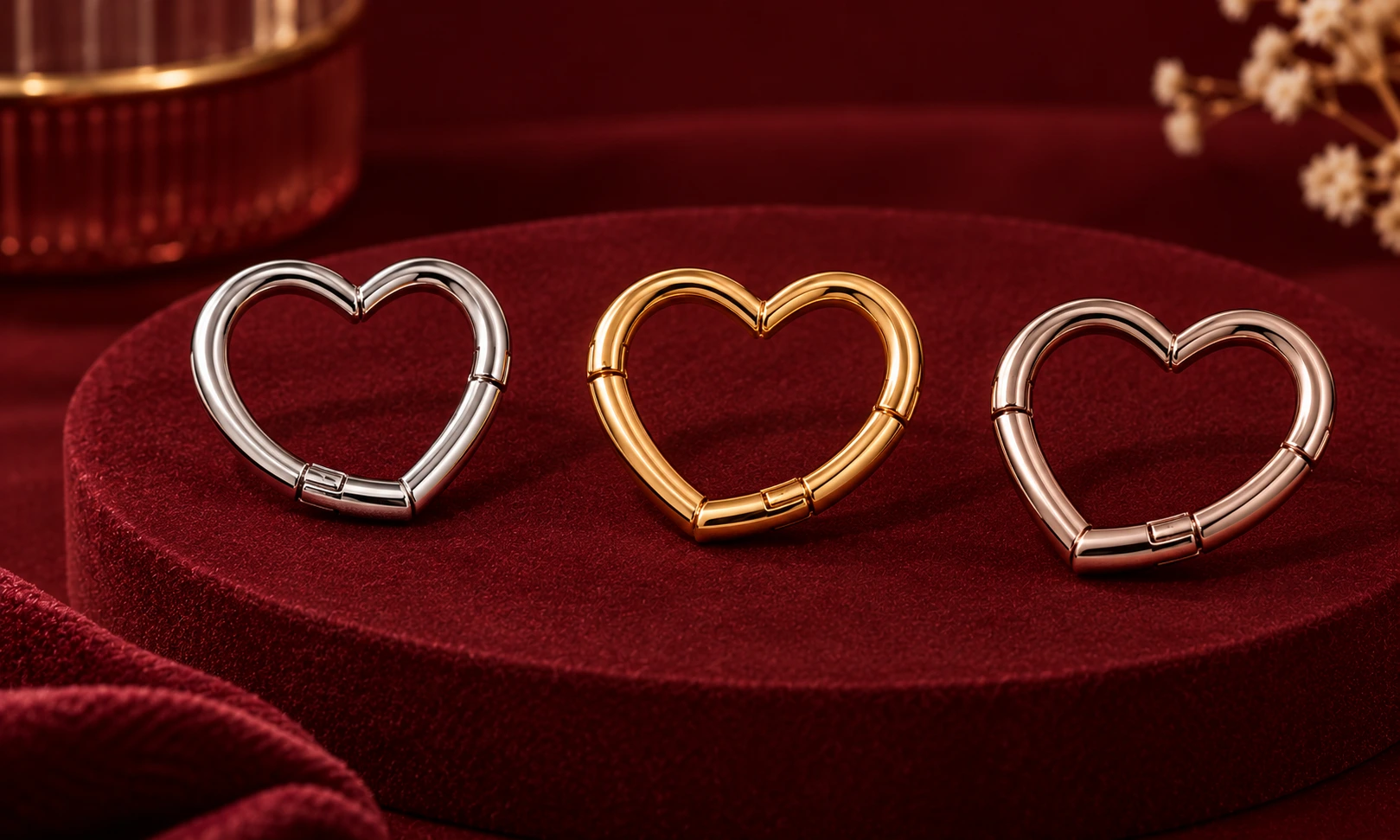 Best Materials for Heart Daith Jewelry