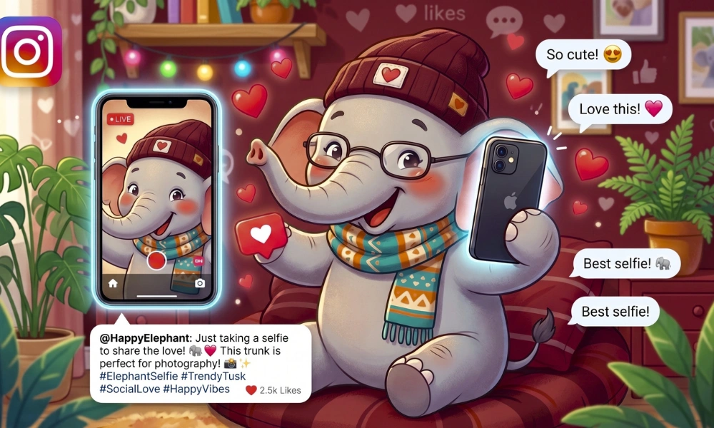 Elephant Instagram Captions