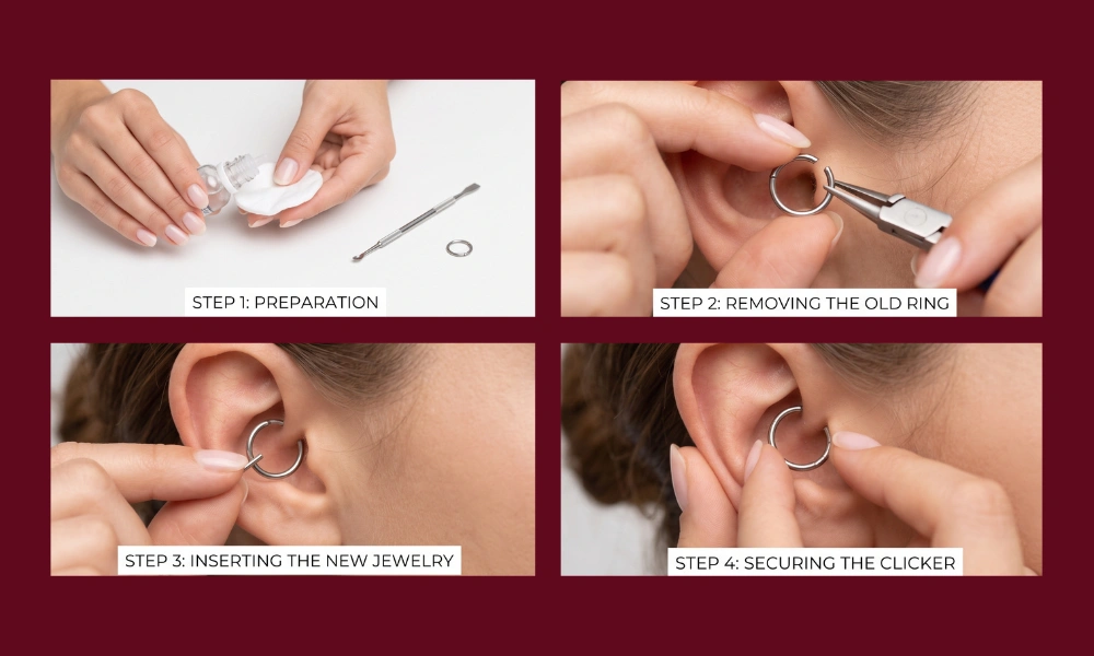 How to Change a Daith Clicker Ring Safely