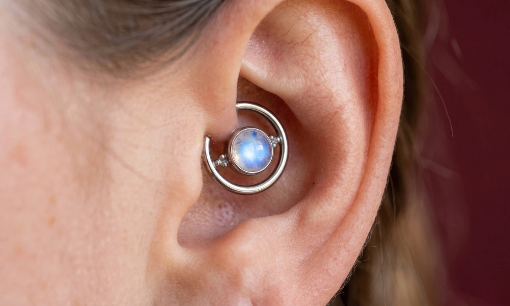 What Is Moonstone Daith Jewelry?