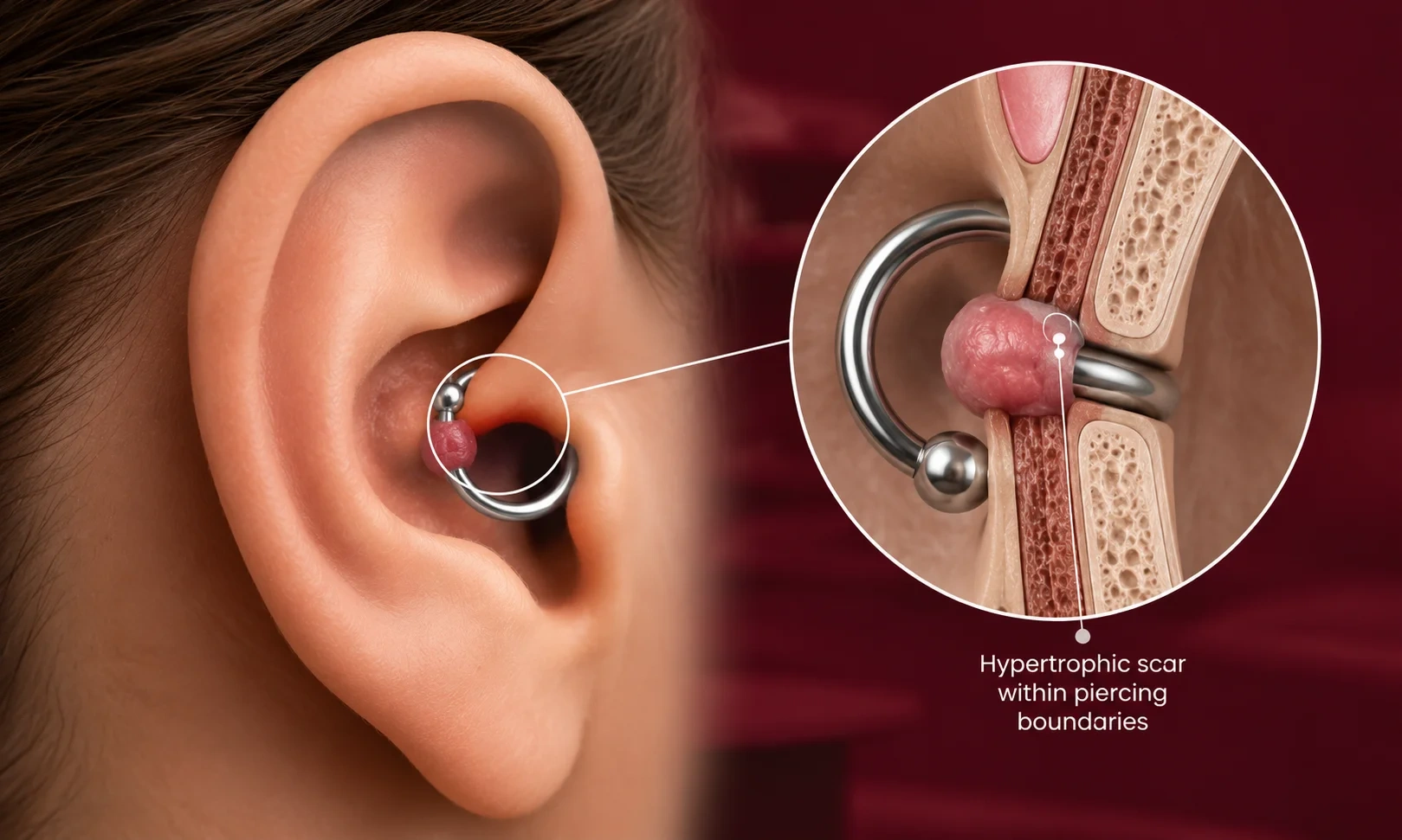 What Is a Daith Piercing Hypertrophic Scar?