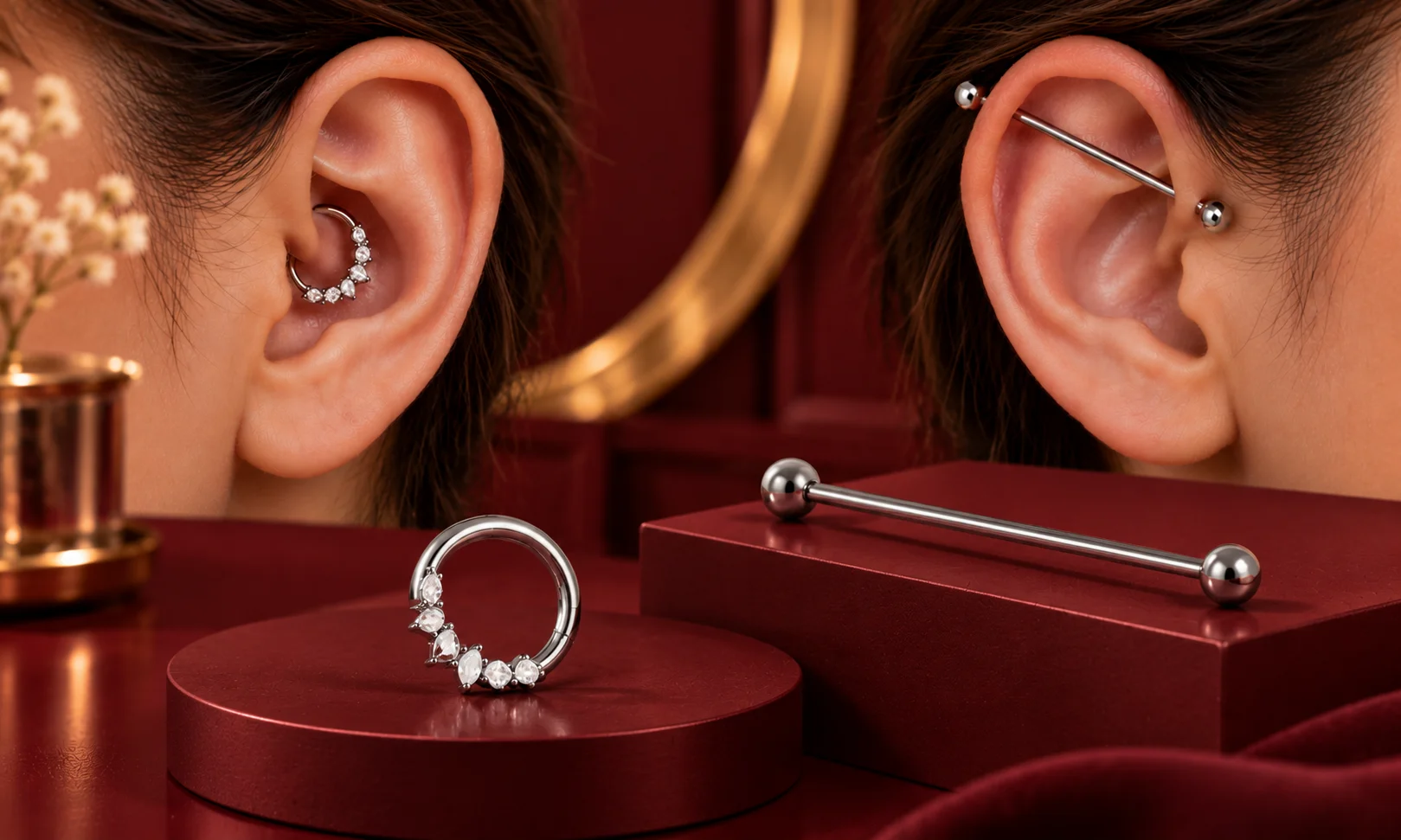 Jewelry: Daith vs Industrial