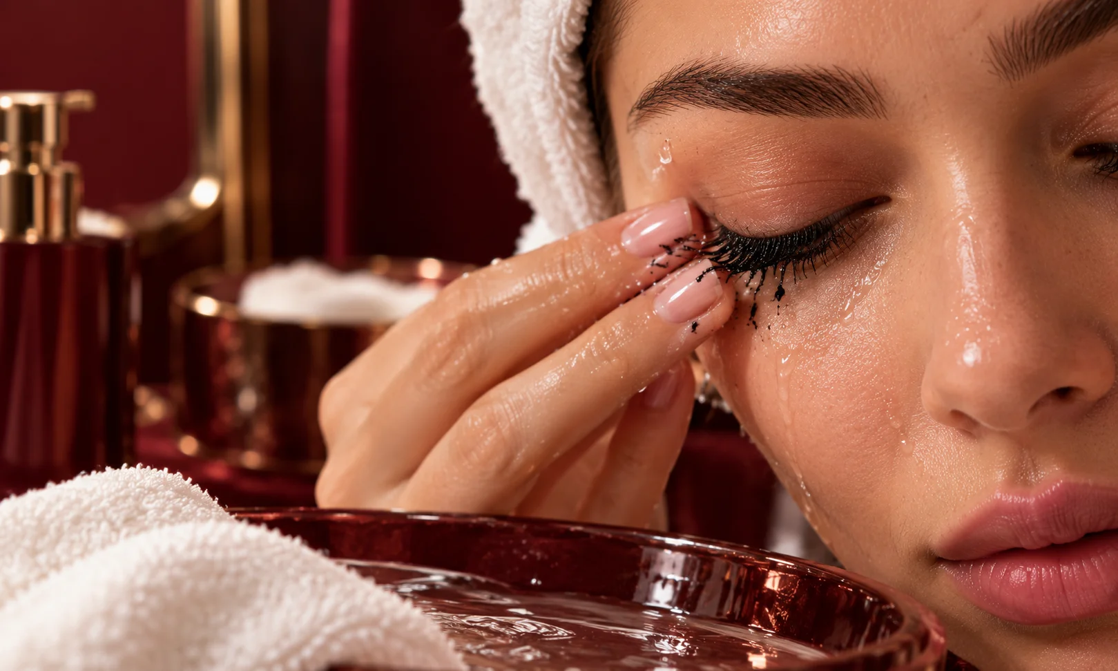 How do you remove tubing mascara?