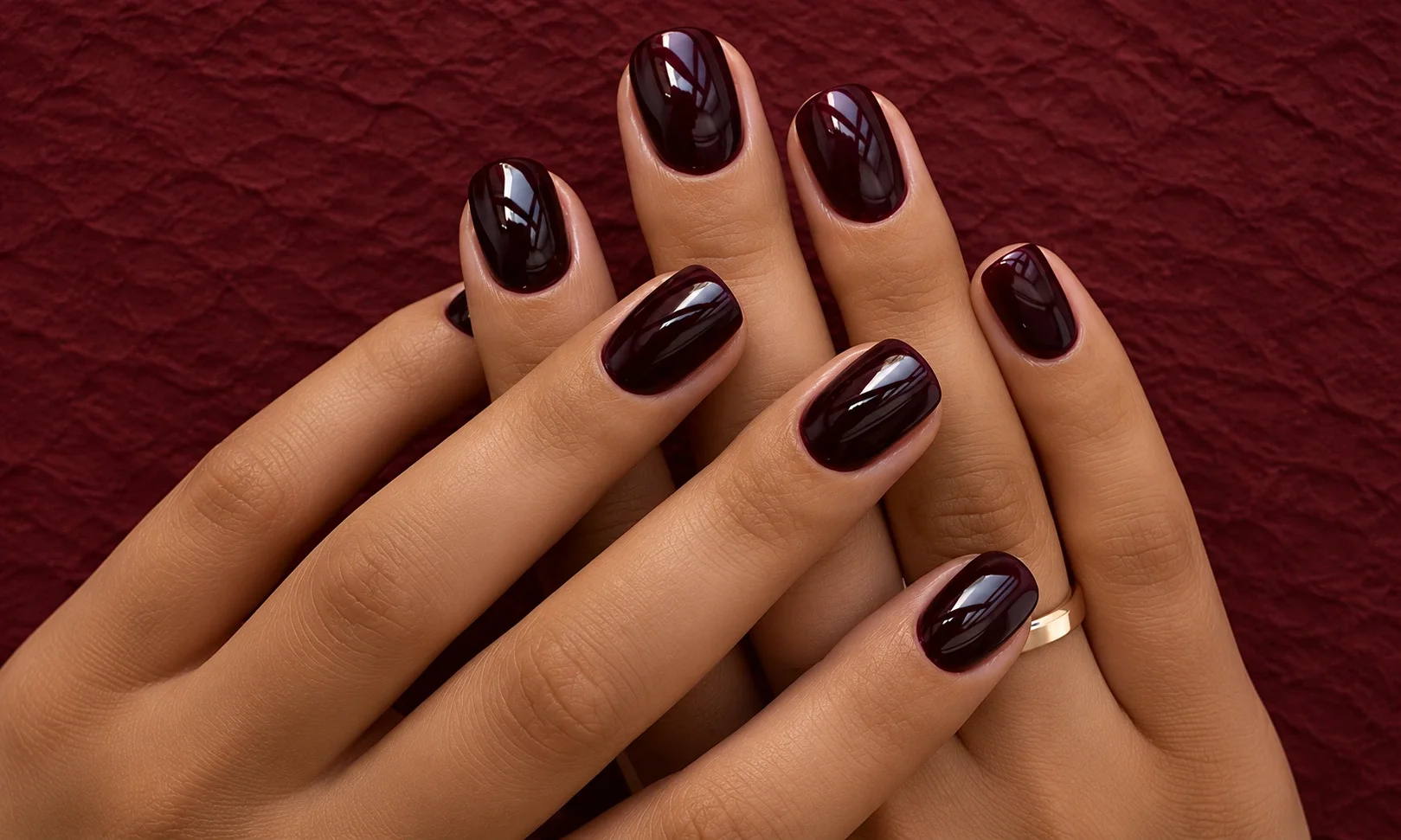 Black Cherry Nails