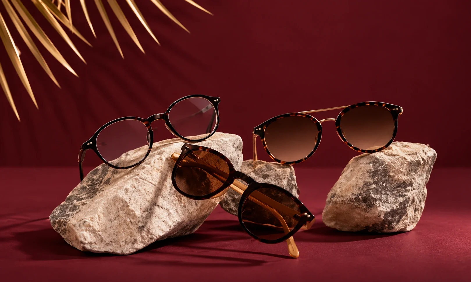 Sunglasses suited to face shape and lifestyle.
