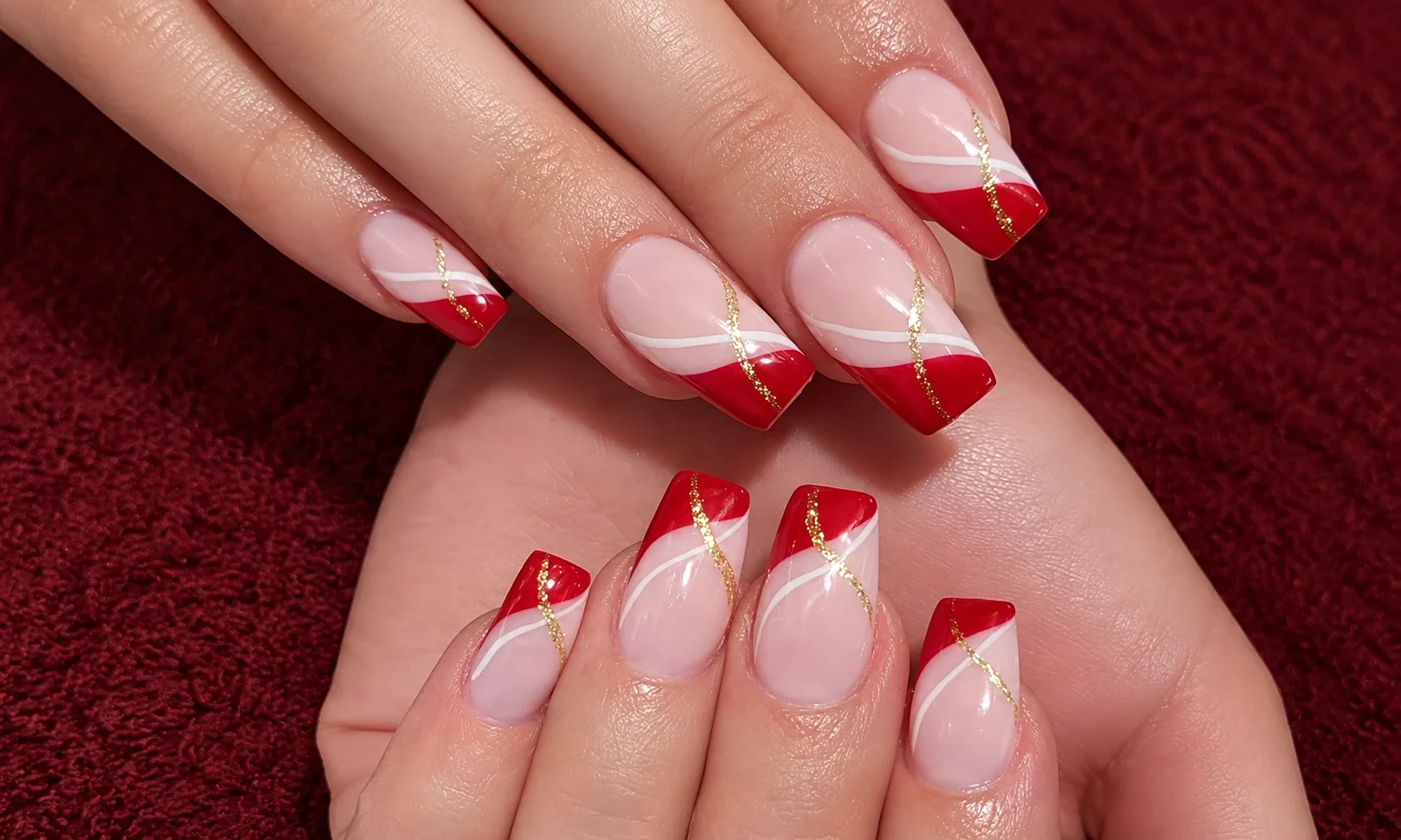 Diagonal French Tips