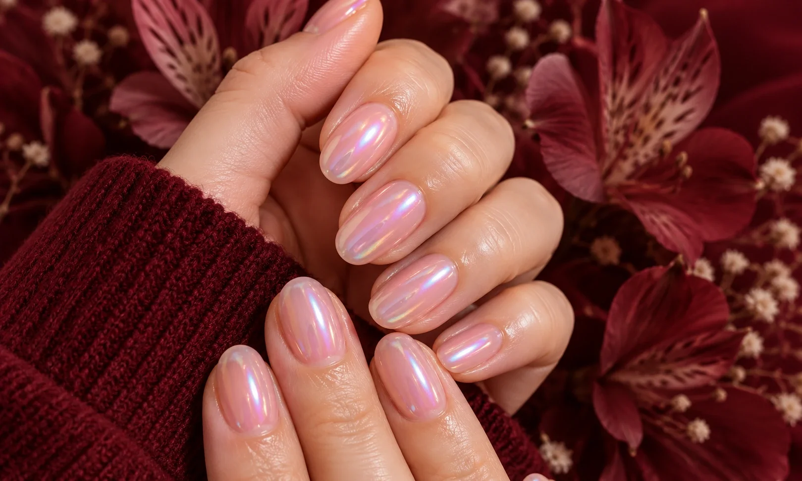 Glazed Pink Nails for Everyday Shine