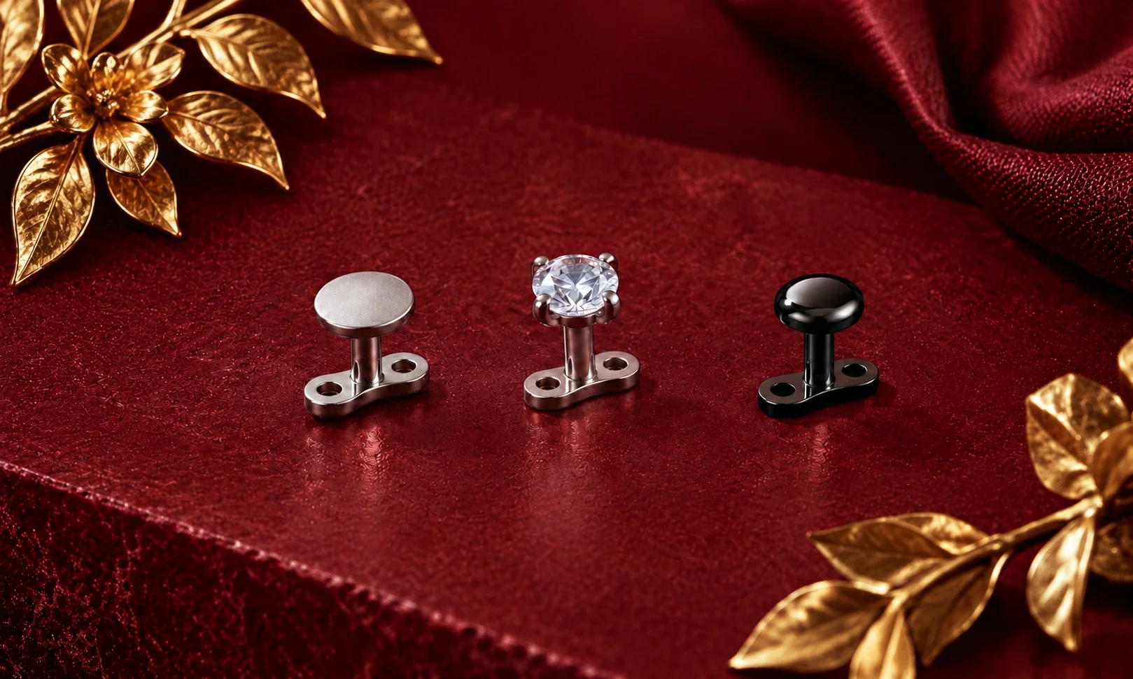 Choosing the right dermal piercing top