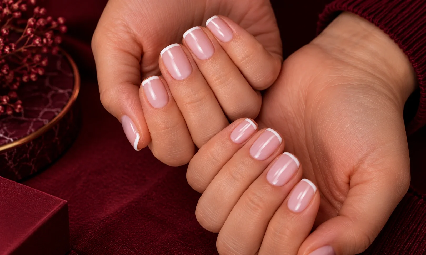 Micro French Tips for a Clean Look