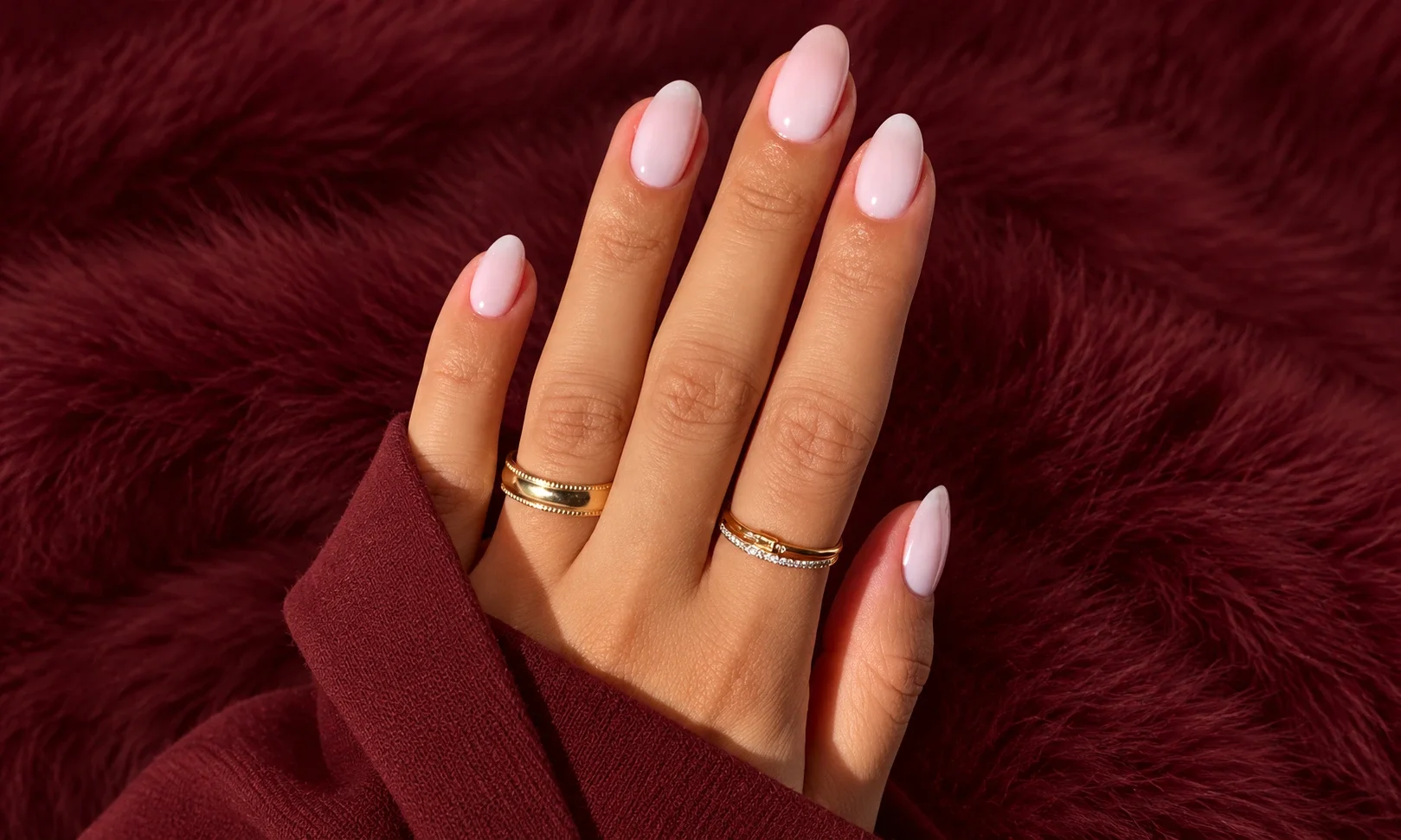 Milky White Nails for Soft Elegance