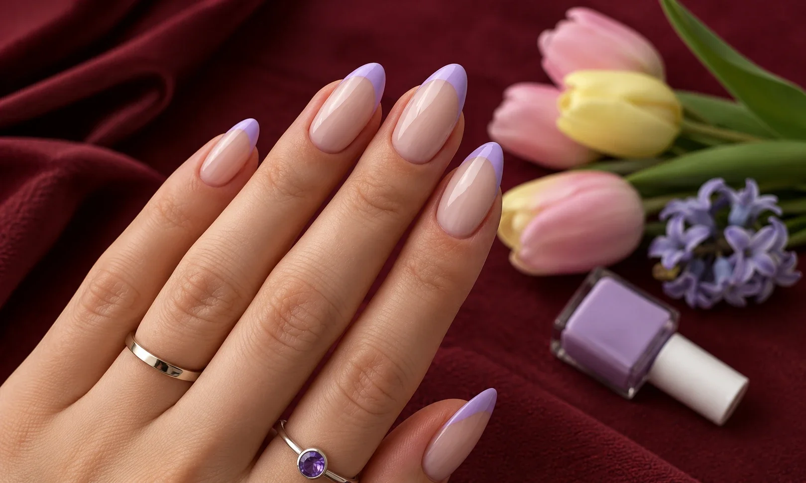 Pastel French Manicure