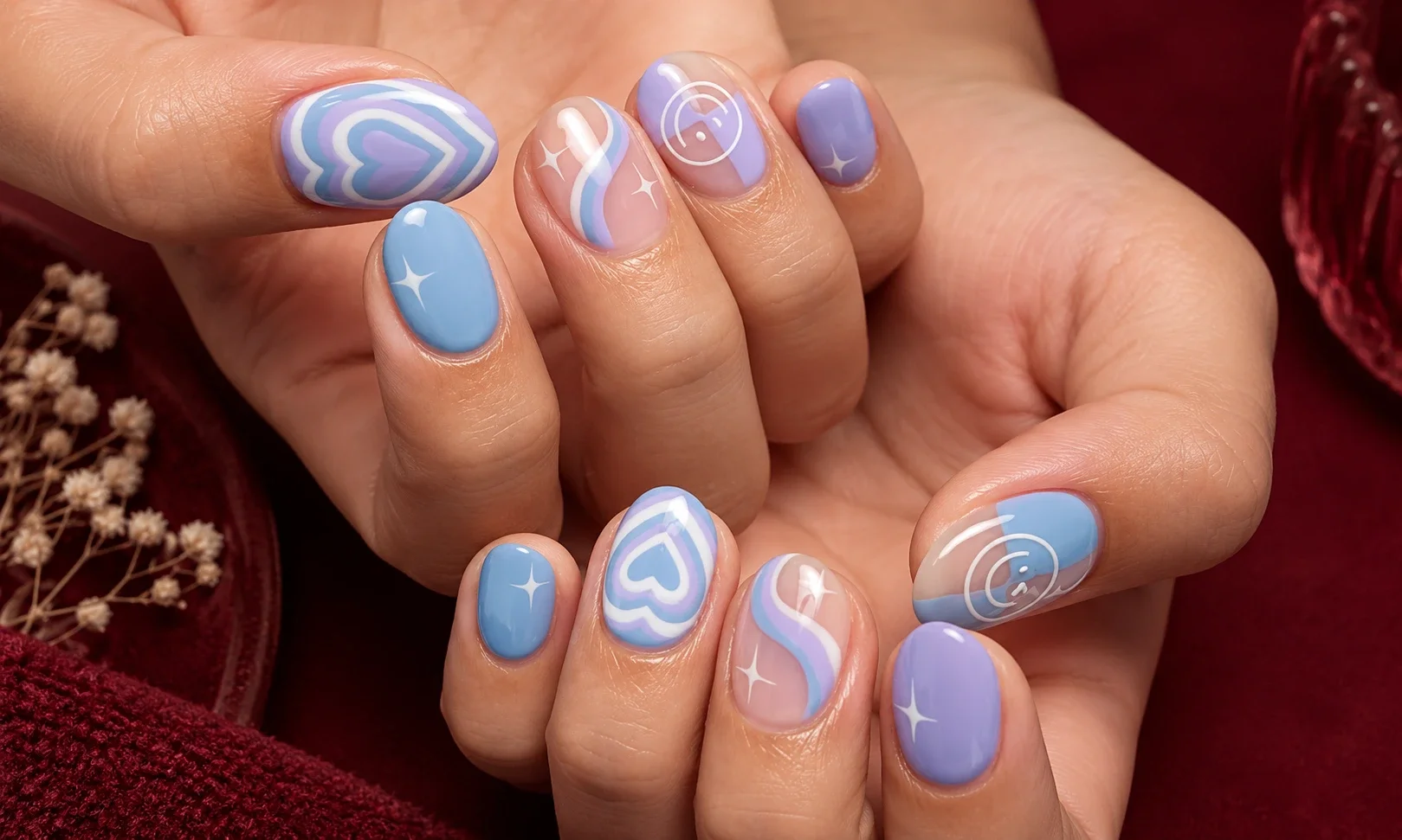 Pastel Short Nails for a Fresh Feel