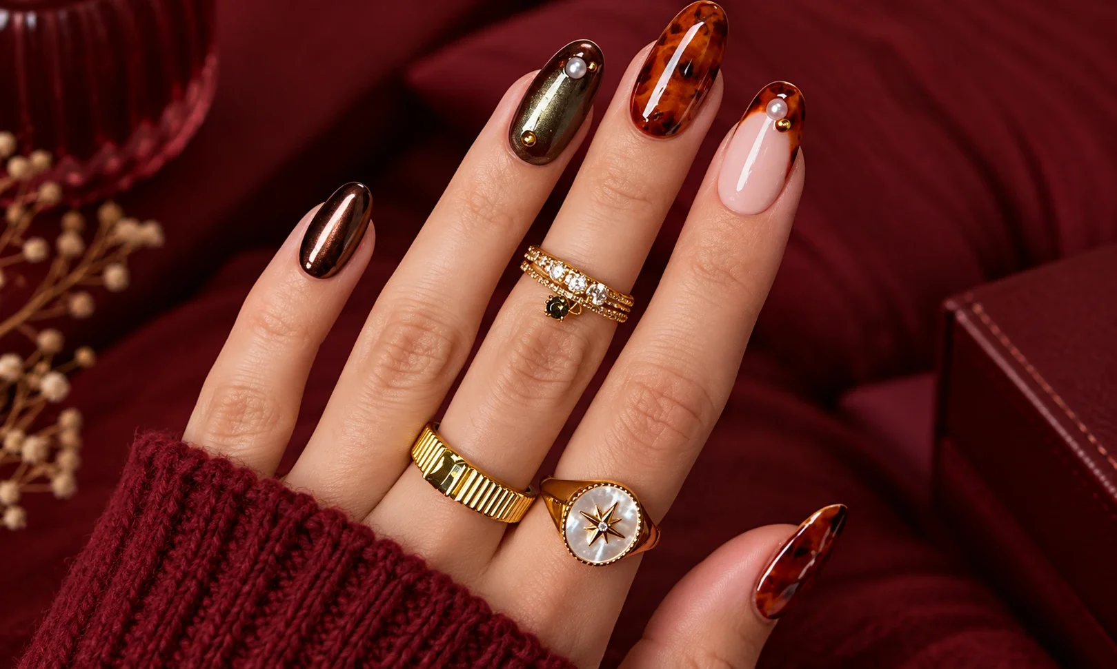 Tortoiseshell Nails for Something Different