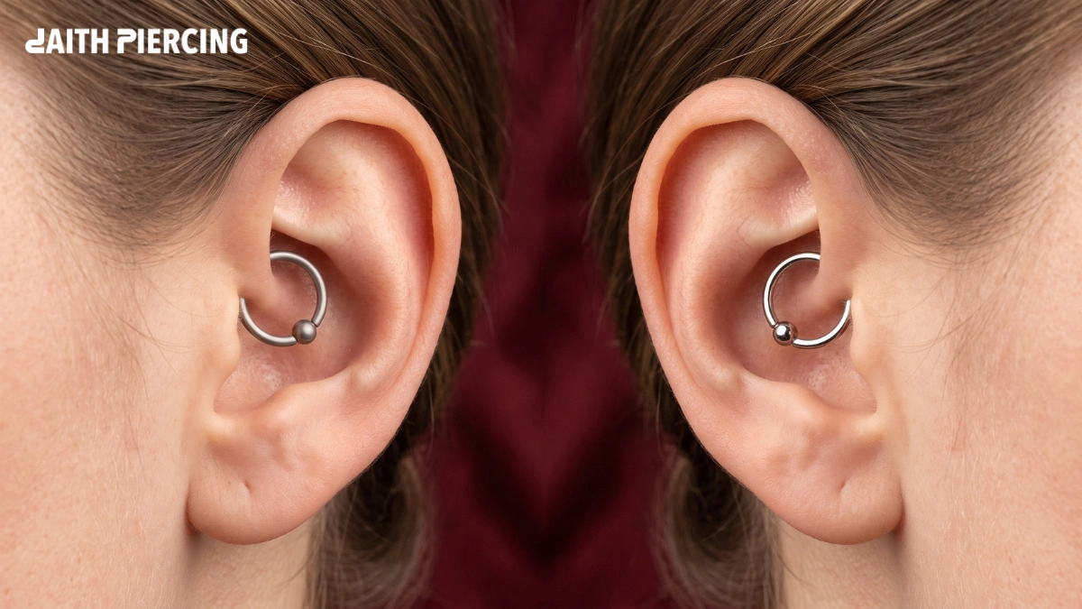 Best Metal for Daith Piercing: Titanium vs. Surgical Steel