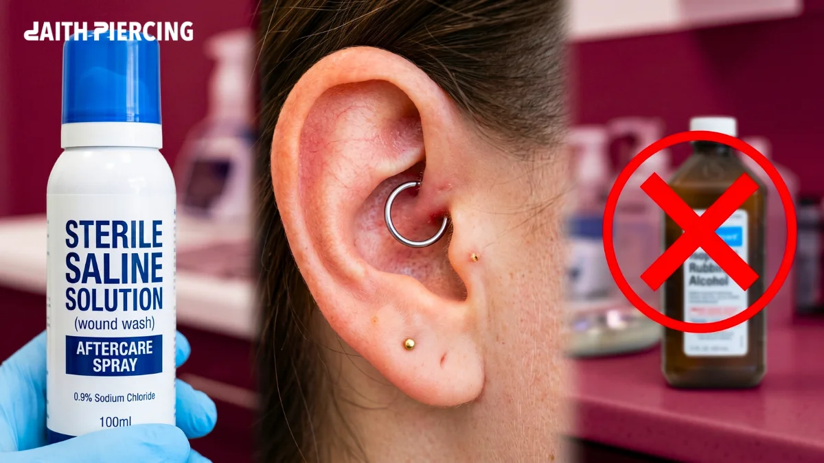 Daith Piercing Cleaning Mistakes: 13 Critical Errors That Slow Healing (Expert Guide 2026)