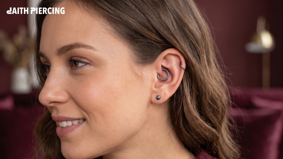 Niobium Daith Jewelry: Best for Metal Allergies