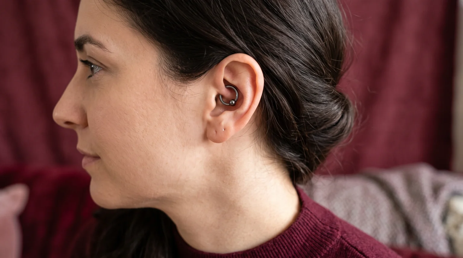 What Size Hoop for Daith Piercing: Measuring Guide