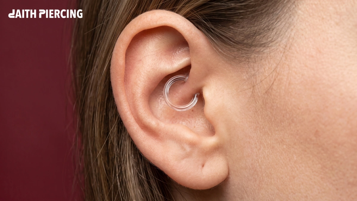 Daith Piercing Retainer: Clear and Hidden Options