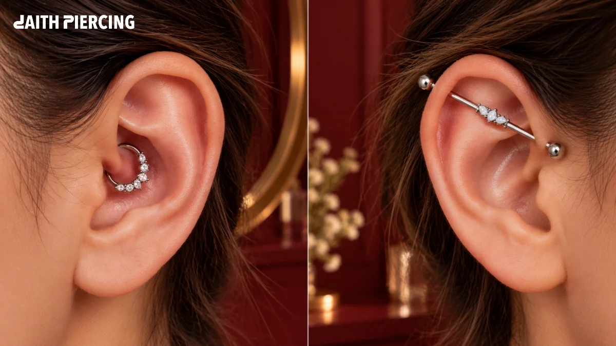 Daith Piercing vs Industrial: Which One Fits You?