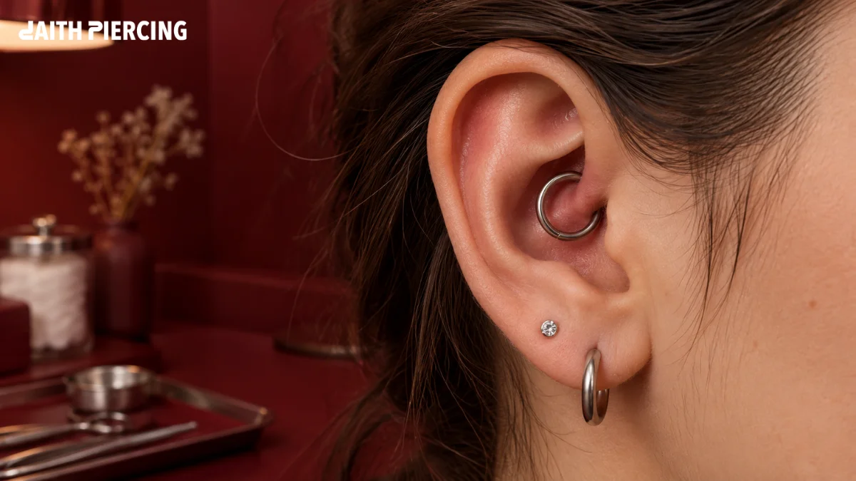 Daith Piercing Closing Up: How Fast and Re-Piercing