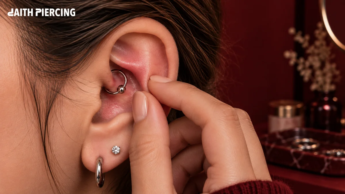 Daith Piercing Jewelry Stuck: How to Remove Safely