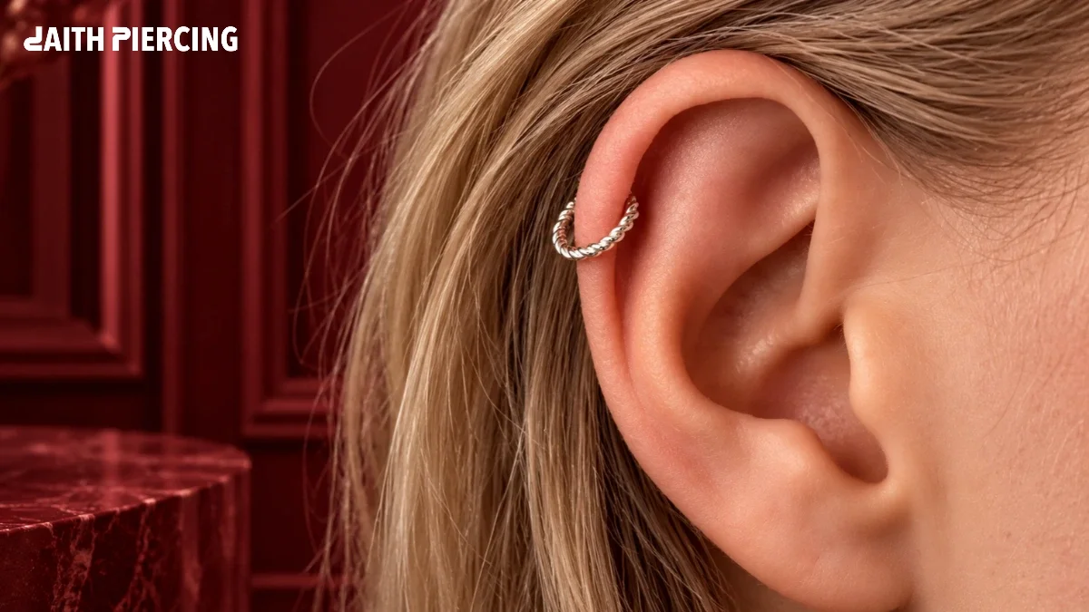 Helix Piercing: Pain, Healing Time, Jewelry, Types, and Aftercare