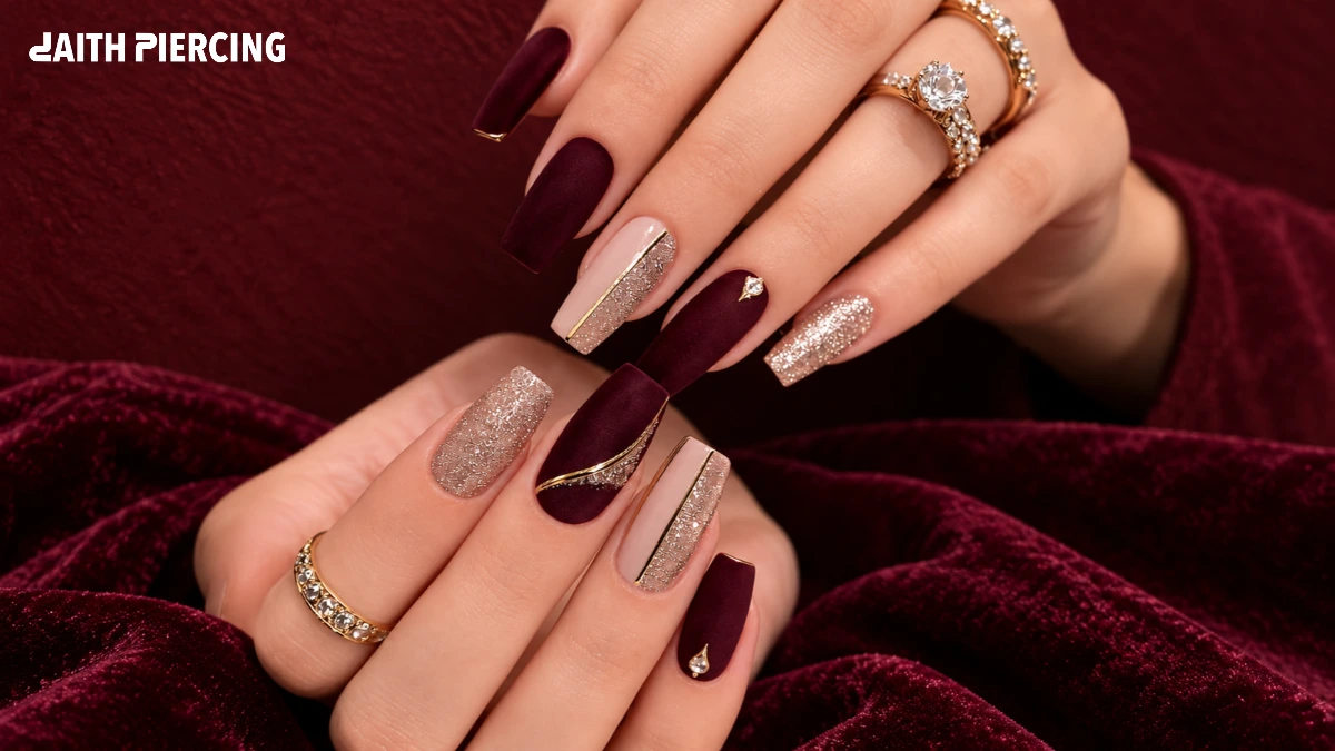 15 Burgundy Nail Designs for a Rich, Timeless Look